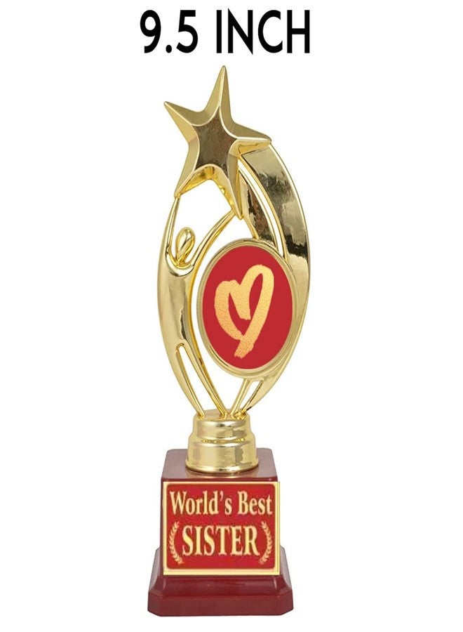 Bareeze Pure Gift for Parents Mom Dad(Mummy Papa) Birthday/Anniversary/Festival Gift:Trophy:Award (9.5 inch) - Image 2