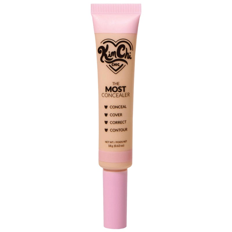 Kimchi Chic KimChiChic Beauty The Most Concealer, Full Coverage Water Resistant Multi-Use Concealer, Conceal, Correct, Contour & Highlight, Matte Satin Finish, Brush Applicator, 0.63 oz, 04-Medium Beige - Image 4