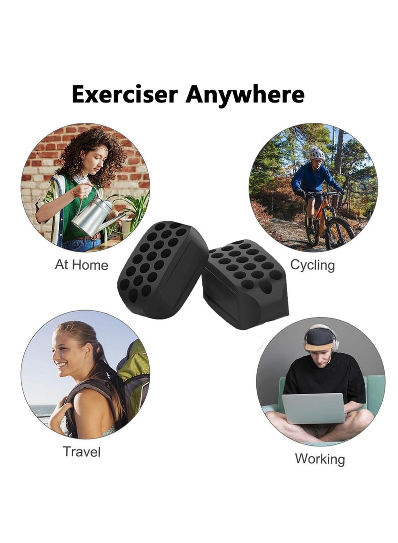 6 Pieces Of Mandibular Line Teeth Training For Men And Women, Enhancing Gums And Double Chin Exercise Device, Mandibular Exercise Mouth Ball, Black, White, Gray - Image 4