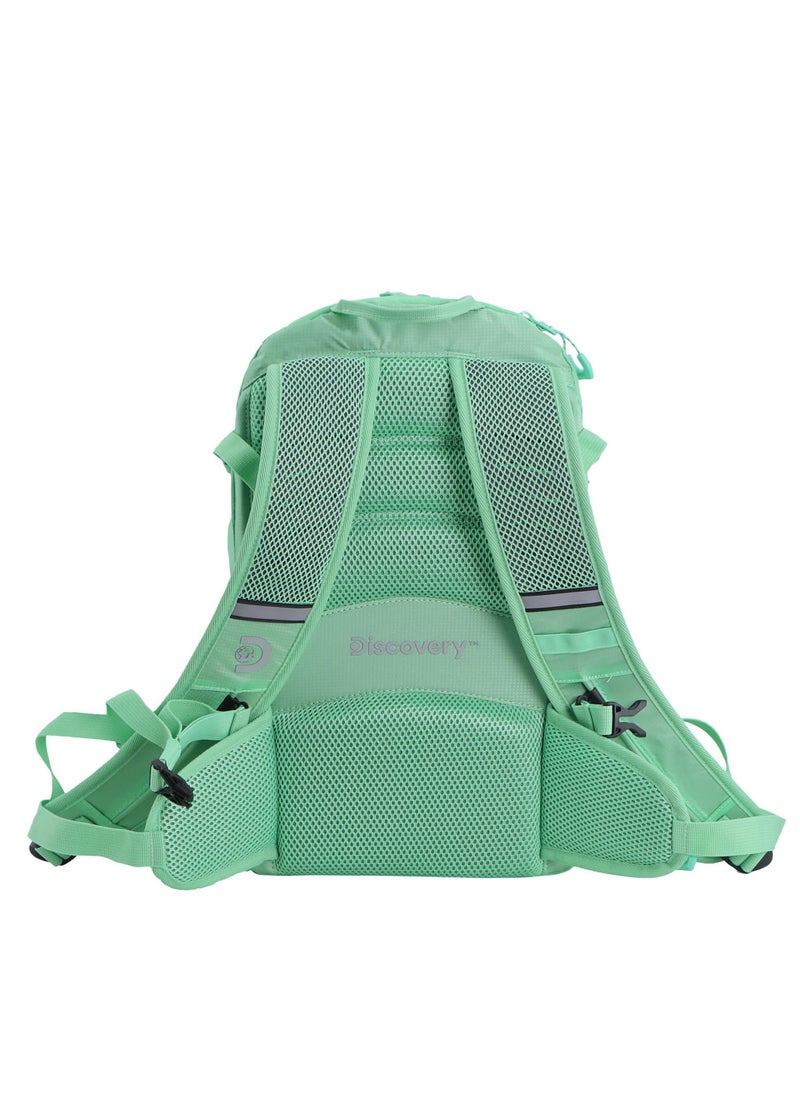 Discovery Discovery Body Spirit Nylon Ripstop 8L Outdoor Backpack Mint for Men and Women, Durable Lightweight Water Resistant Casual Daypack Green Bag for School University Office Travel Hiking Adventure.  - Image 4