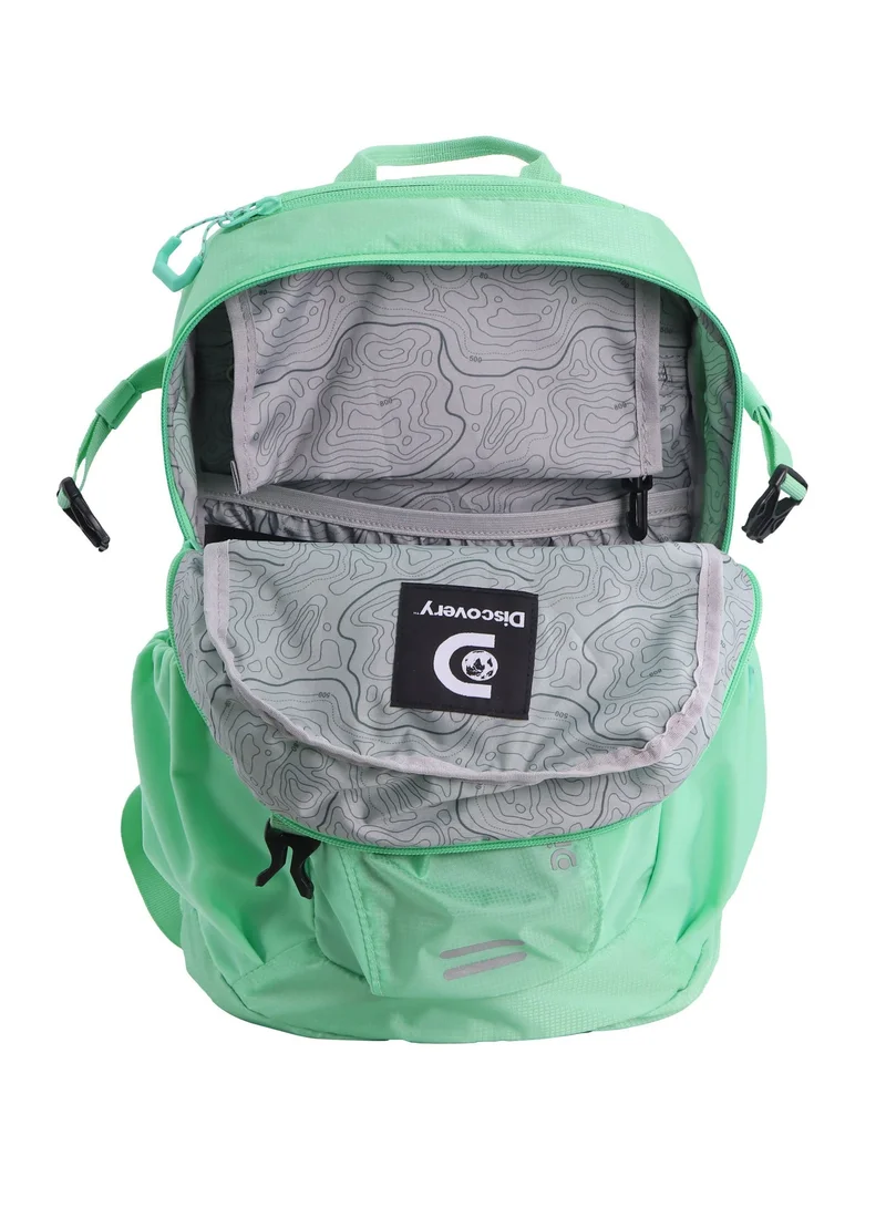 Discovery Mint Discovery Body Spirit Nylon Ripstop 8L Outdoor Backpack Mint for Men and Women, Durable Lightweight Water Resistant Casual Daypack Green Bag for School University Office Travel Hiking Adventure.  | Best Price UAE