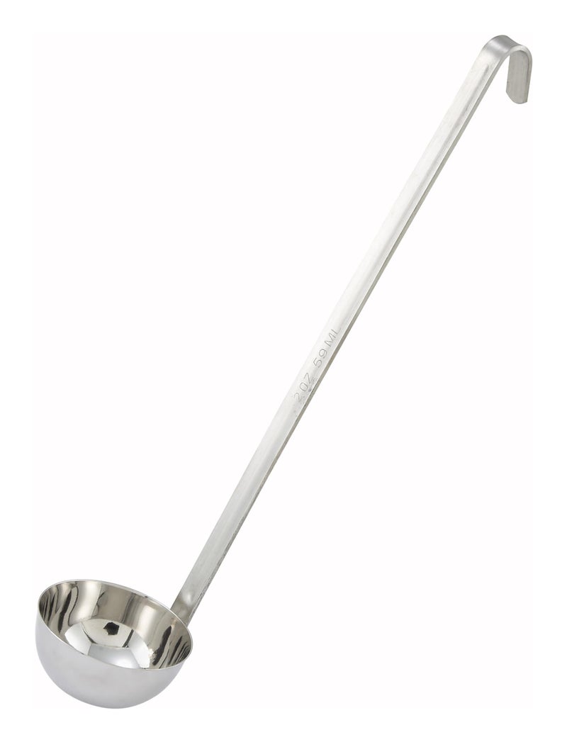 Winco 2-Piece Stainless Steel Ladle, 1-Ounce - Image 2