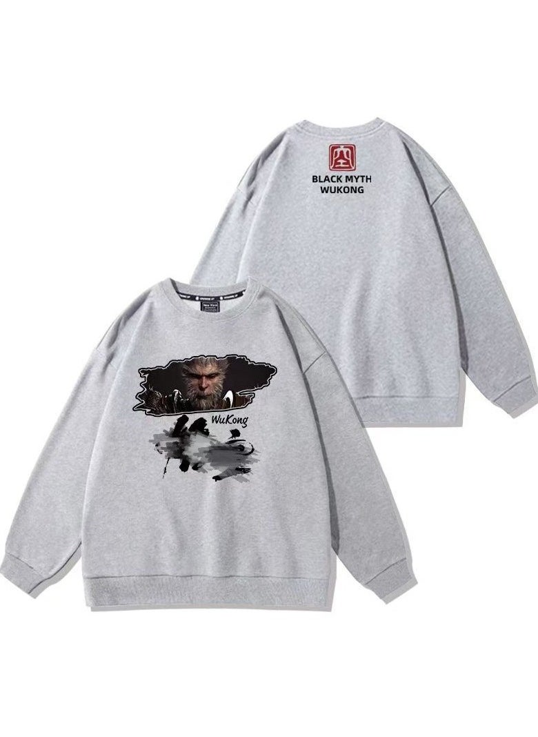Wukong Black-Mythical Wukong Loose Hoodie 