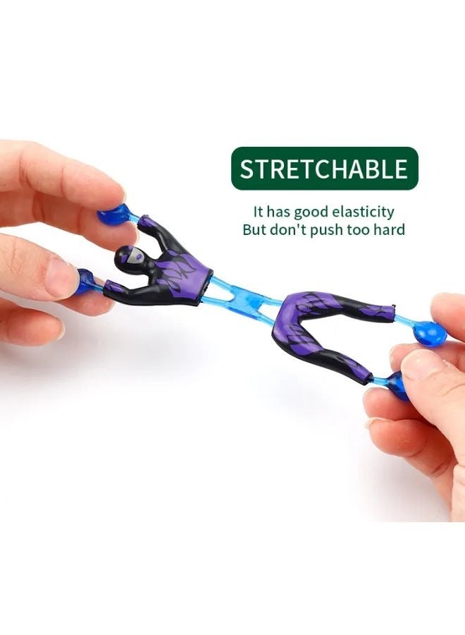 Stick Man Toy, Rubber Toy, Fun Kids Games, Boys Toy, Wall Climbing Game, Rubber Game, Skill Development Game, Spider Man Game, Ninja Game, Kids Toys. - Image 3