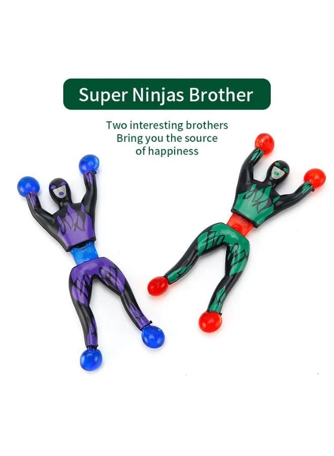 Stick Man Toy, Rubber Toy, Fun Kids Games, Boys Toy, Wall Climbing Game, Rubber Game, Skill Development Game, Spider Man Game, Ninja Game, Kids Toys. - Image 5