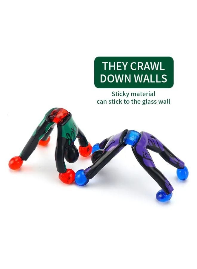 Stick Man Toy, Rubber Toy, Fun Kids Games, Boys Toy, Wall Climbing Game, Rubber Game, Skill Development Game, Spider Man Game, Ninja Game, Kids Toys. - Image 4