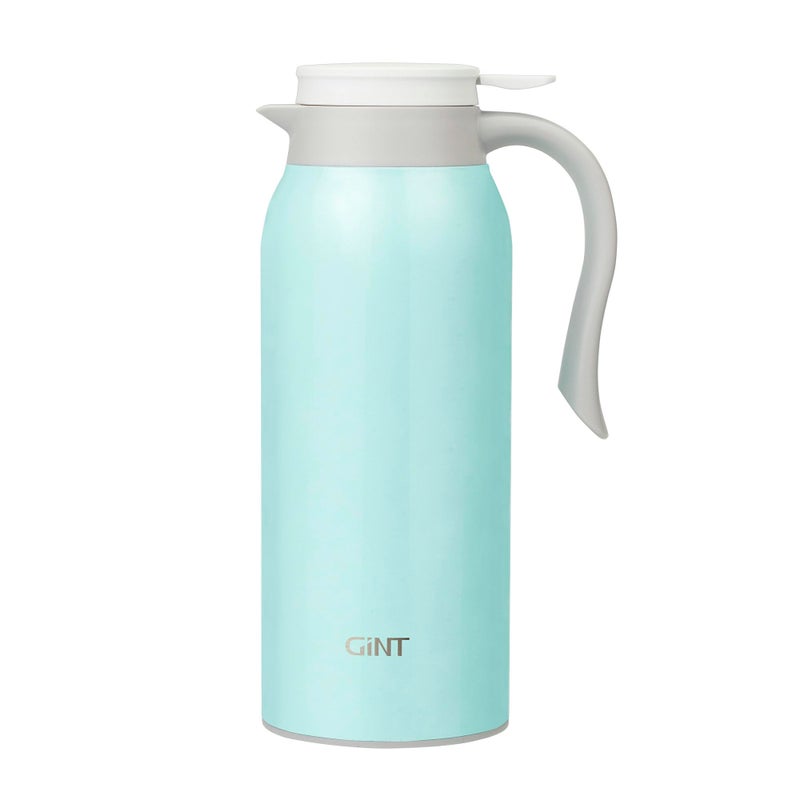 GiNT GiNT 51 Oz Stainless Steel Thermal Coffee Carafe Double Walled Vacuum Insulated Flask 12 Hour Heat Retention 15 Liter Tea Water and Coffee Dispenser Upgraded version Blue 