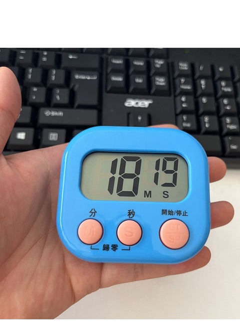 Portable Digital Kitchen Timer Magnetic Cooking Countdown Alarm With LCD  Screen Stand