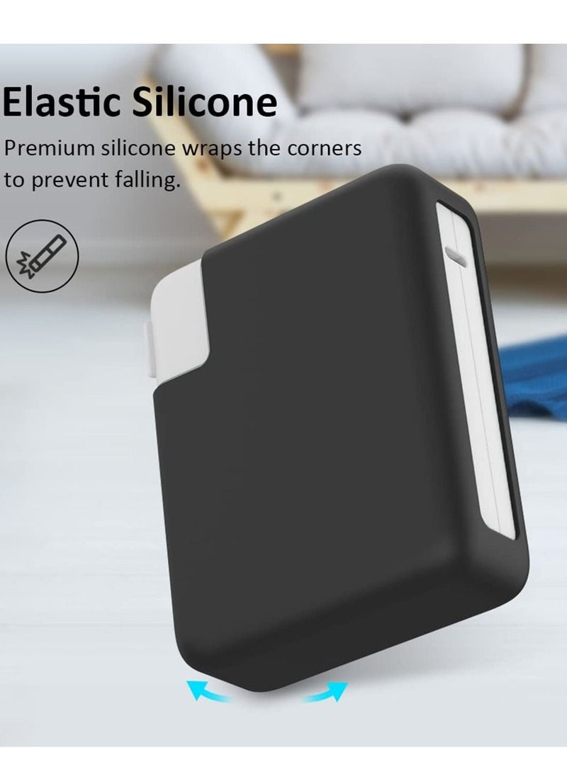 SYOSI Charger Case for Apple MacBook Pro, for M1 Max/M1 Pro 140w Power Adapter Black Silicone Case for Computer Charger Anti-drop Dust Case  - Image 3
