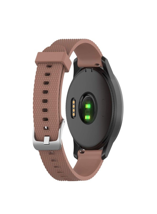 QGHXO سوار ساعة بديل من السيليكون الناعم لساعة Garmin Vivoactive 4/ Venu 2 (بدون جهاز تتبع، أساور بديلة فقط) - Image 4