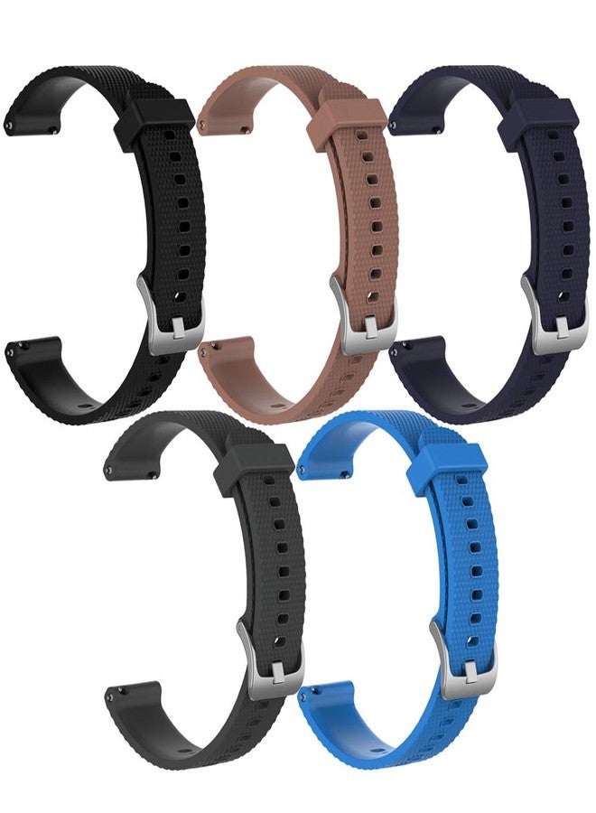 QGHXO سوار ساعة بديل من السيليكون الناعم لساعة Garmin Vivoactive 4/ Venu 2 (بدون جهاز تتبع، أساور بديلة فقط) - Image 2