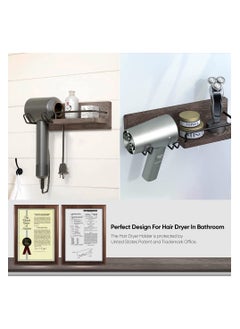 XiuWoo Floating Shelves Wall Mounted Set, Wall Mounted Storage Shelves Bathroom Metal Wire Rustic Floating Shelf for Home  - Image 3