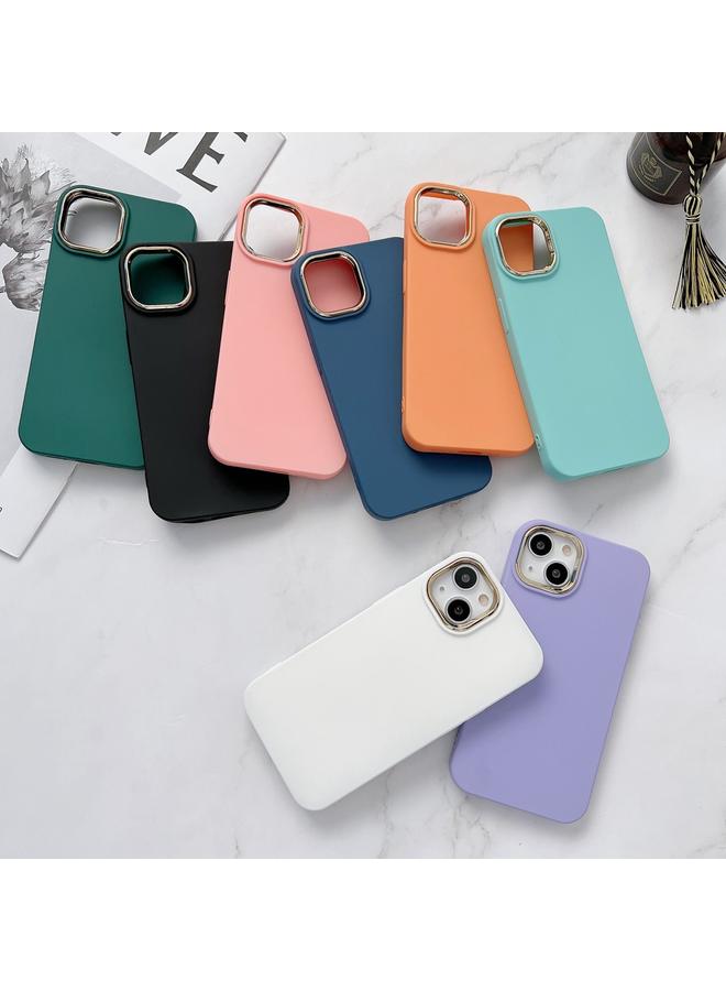 S-TOP Case For iPhone 13 Pro Liquid Silicone Electroplating + Flannel Phone Case - Image 2