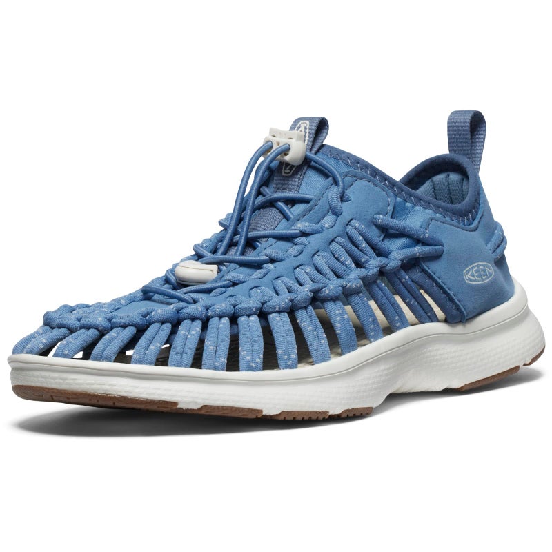 KEEN Womens Uneek O3 Breathable Two Cord Custom Comfort Fit Sneaker Style Sandals Coronet BlueVintage Indigo 75
