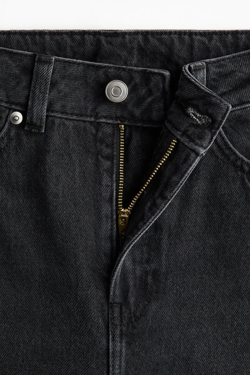 H&M  Barrel Leg High Waist Jeans for Women | Best Price UAE