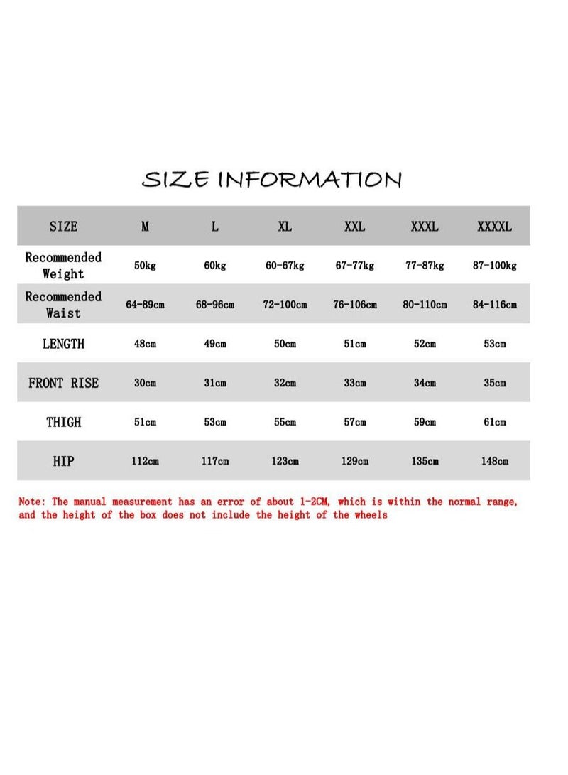1-Piece Men Swim Beach Shorts Quick Dry Swimming Trunks Drawstring Surfing Board Shorts Loose Boxers Short Pants  - Image 2