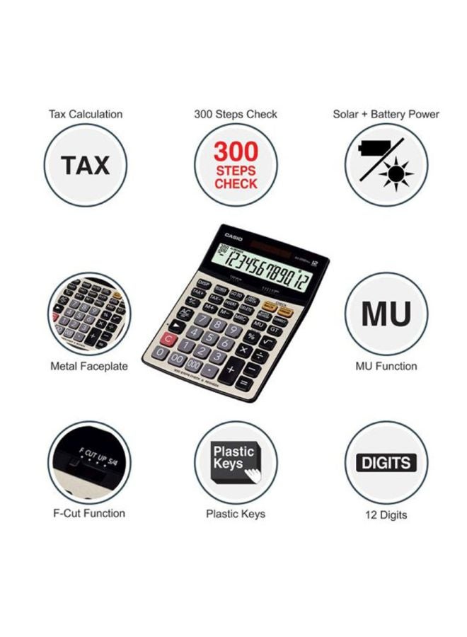 CASIO Dj220D Plus Desktop Calculator Grey/Black - Image 2