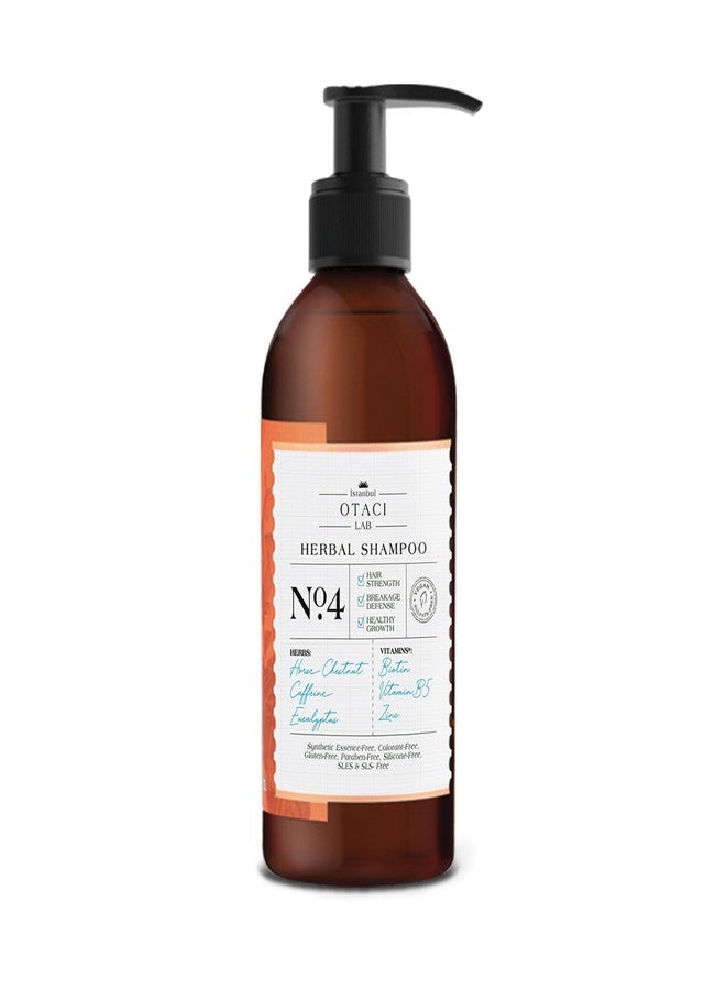 OTACI Lab No:4 Hair Strengthening & Thinning Hair Therapy Shampoo - Vegan, Sulfate-Free with Biotin, Caffeine, B5, Eucalyptus & Herbal Keratin (250 ml) - Image 1