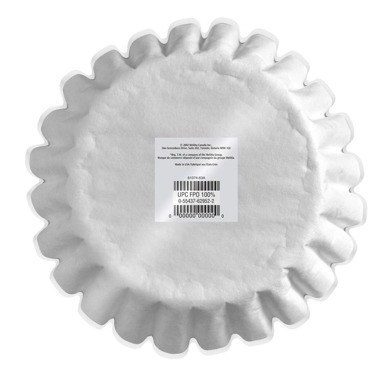 Melitta Basket Coffee Filters, White for 8-12 Cup , 200 ct - Image 3