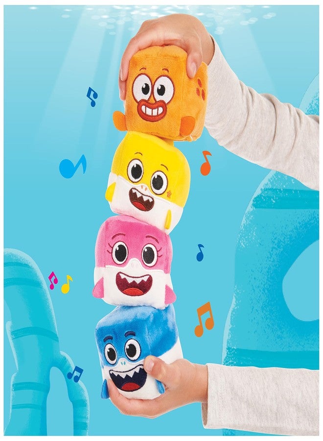 WowWee Baby Shark's Big Show! Song Cube – Chucks Plushie with Baby Shark Theme Song – Cute Stuffed Animals for Toddlers - Image 3