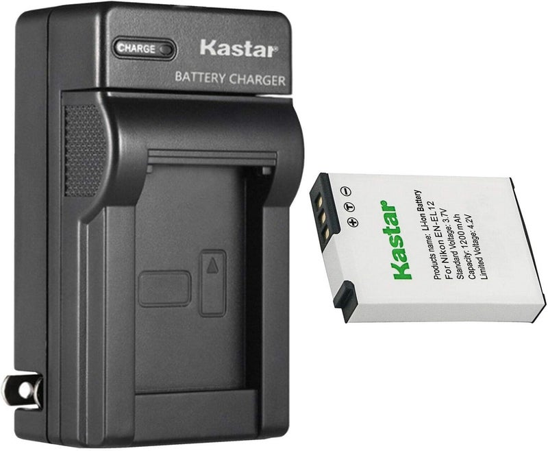 Kastar 1Pack Battery and AC Wall Charger Replacement for Nikon Coolpix S1000pj S1100pj S1200pj S6000 S6100 S6150 S6200 S6300 Cameras - Image 1