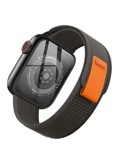 3 Pack trail Loop Nylon Band Compatible with Apple Watch Band 49mm 45mm 44mm 42mm Women Men,Adjustable Sport Breathable weave Strap Compatible for Apple Watch Ultra Series 8/7/6/5/4/3/2/1/SE
