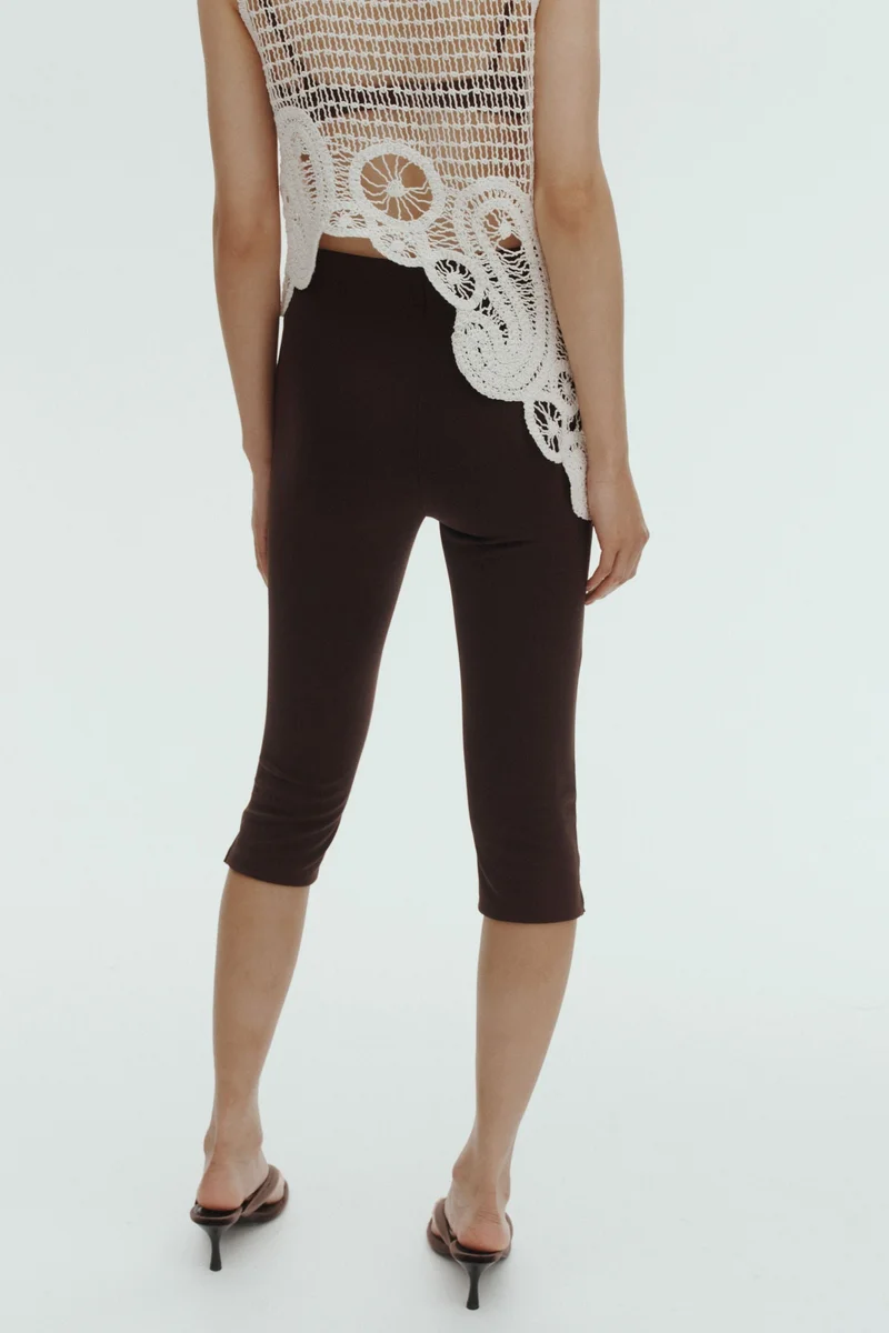 H&M Crease-leg Capri leggings