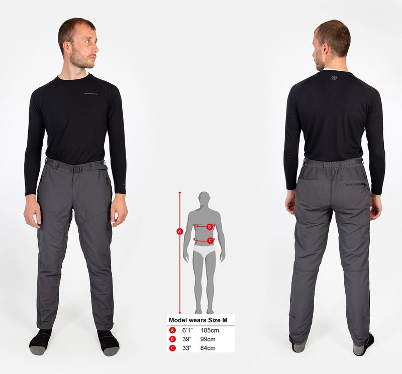 Endura Mens Hummvee Mountain Bike Baggy Cycling Pants Black, Small - Image 5