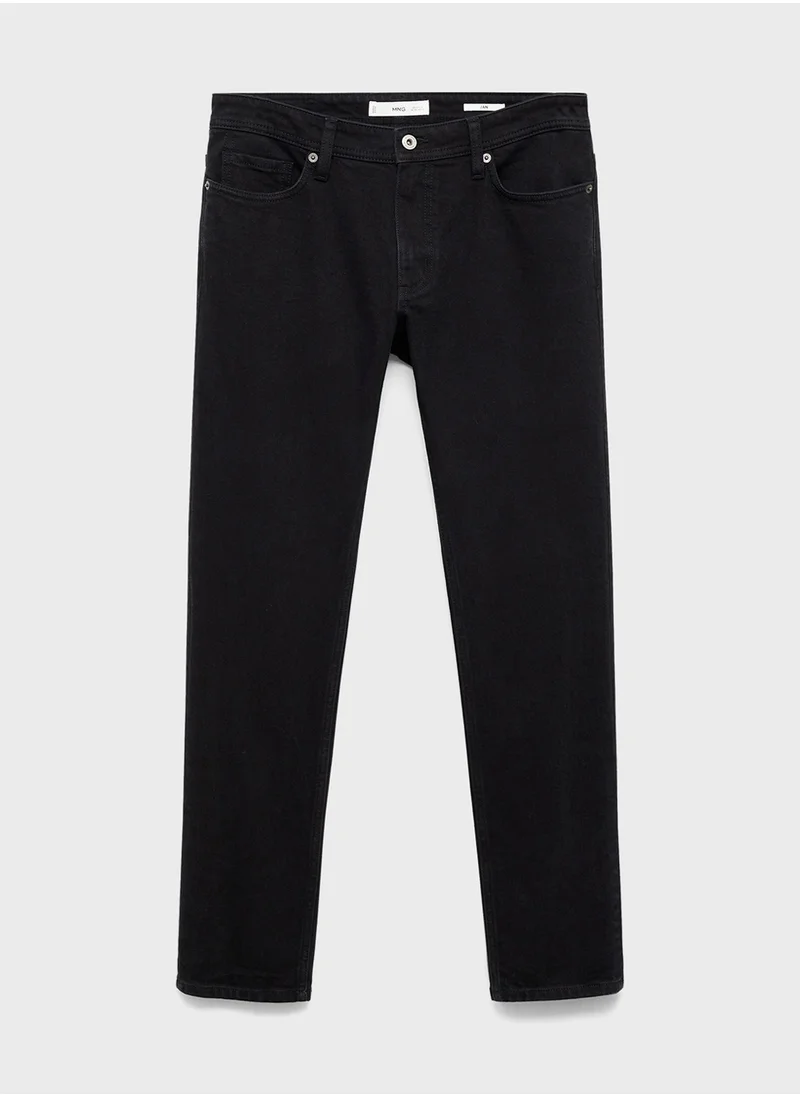 مانجو مان Casual Sim Fit Mid Wash Jeans