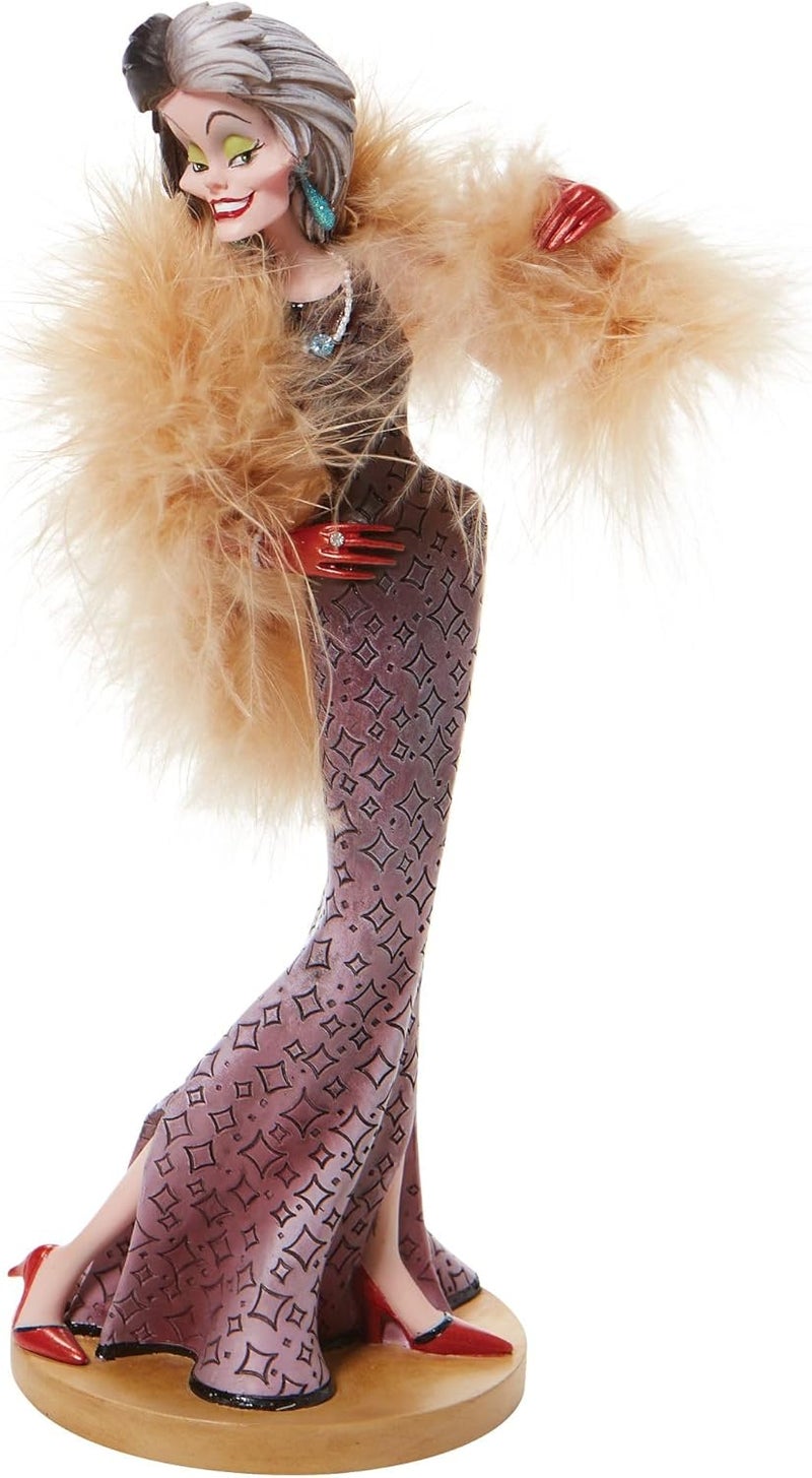 Enesco Disney Showcase Couture Force 101 Dalmatians Cruella de Vil Figurine, 8.46 Inch, Multicolor - Image 1