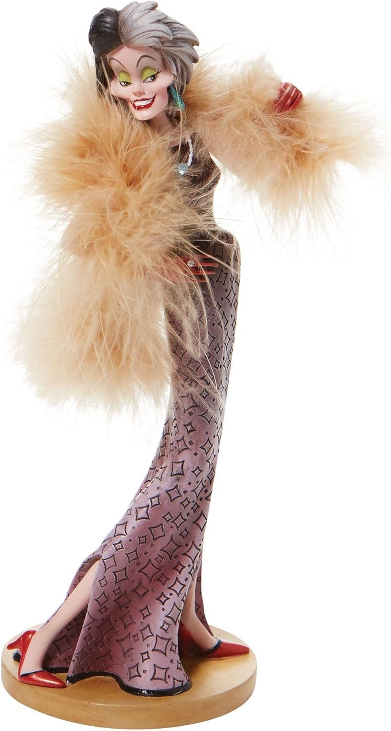 Enesco Disney Showcase Couture Force 101 Dalmatians Cruella de Vil Figurine, 8.46 Inch, Multicolor - Image 5