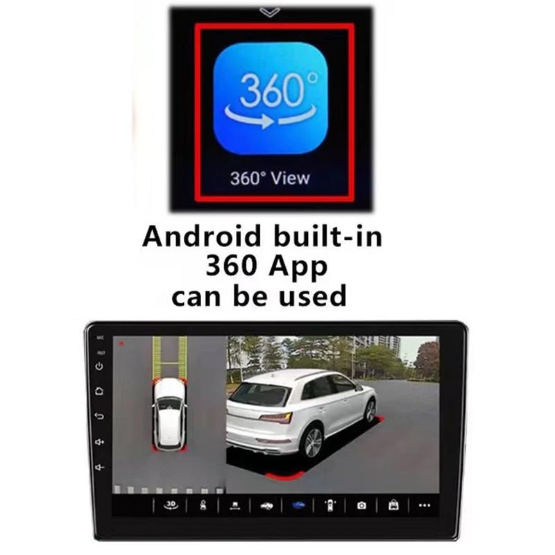 BY-J 360-Degree Panoramic Camera System for Android, 3D 1080P, with Mounting Accessories and Video Cables (360 Camera-720P) - Image 3