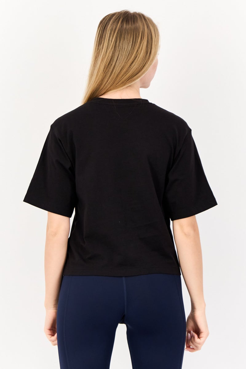 PUMA Women Relaxed Fit Short Sleeve Outdoor Top, Black - Image 3