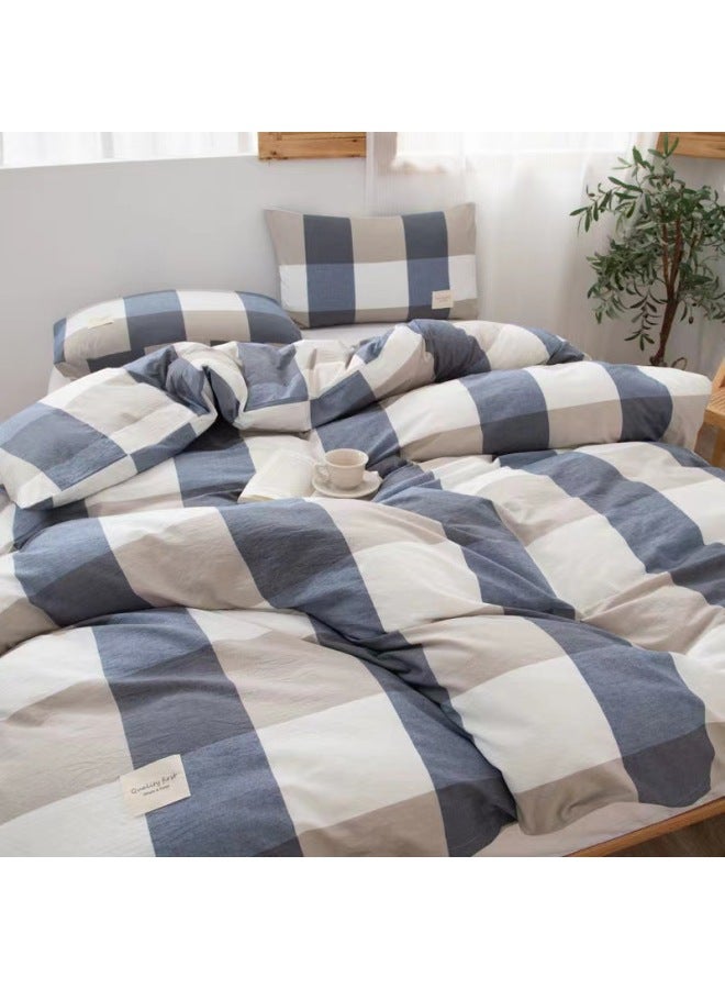 Autumn And Winter Quilt Cover Single Piece. M/. M Student Dormitory Single Quilt Double Army-Color:Mocha-Specifications: 120x200cm - Image 1