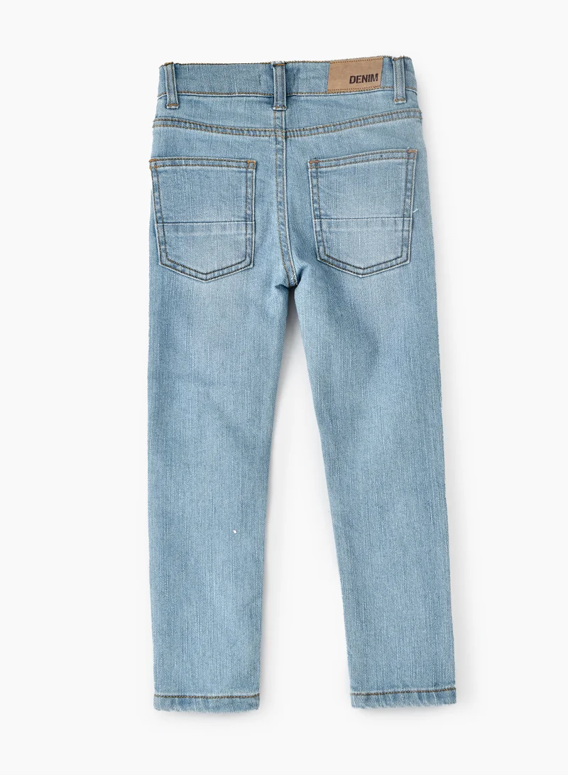 JAM Jam Boys Basic Denim Jeans, Soft and Comfortable Cotton-Blend Denim Jeans for Boys, Perfect for Everyday Wear