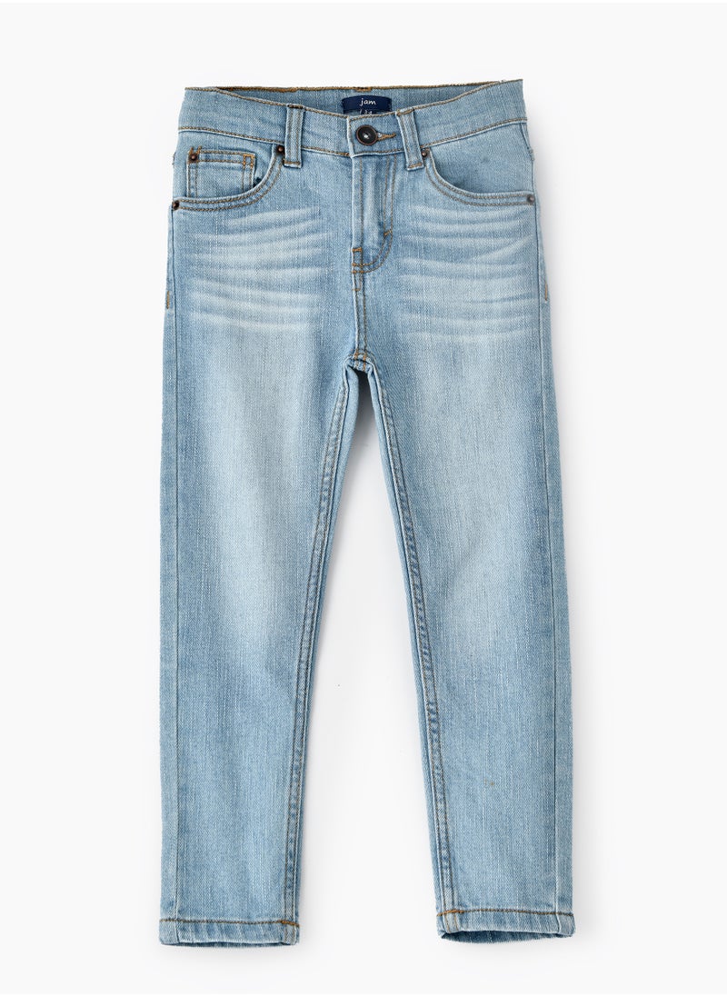 JAM Jam Boys Basic Denim Jeans, Soft and Comfortable Cotton-Blend Denim Jeans for Boys, Perfect for Everyday Wear  - Image 1
