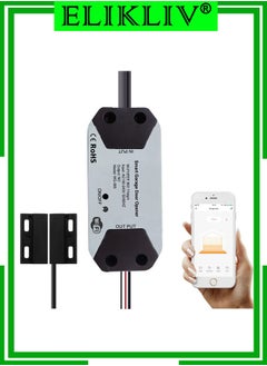NOAEOU WiFi smart garage door opener, hub-free, compatible with Alexa, Google Home, and Smart Life.  - Image 1