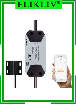 WiFi smart garage door opener, hub-free, compatible with Alexa, Google Home, and Smart Life. - pzsku/Z8D924C18E84FC7DD23FEZ/45/_/1733385113/2bfc9477-43b6-48a9-b7b3-df82b42a68e1