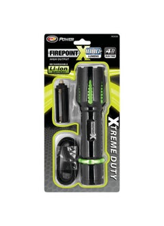 Performance Tool Firepoint Xtreme Duty High Output Flashlight Black and Green 23.62 x 11.43 x 4.57 cm W2658  - Image 3