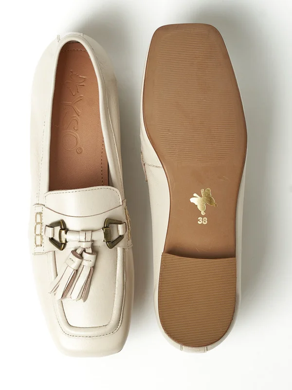 Y.so Women's Flat Moccasins – Solid Slip-On Loafers for Daily Comfort & Style