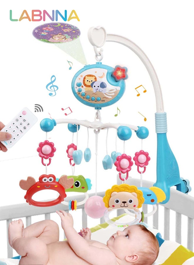 LABNNA Remote Control Rotating Rattles With Projection And Music,360 Degrees Rotating,Baby Toys for Coaxing - Image 1