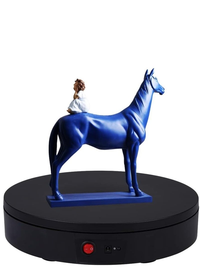 KASTWAVE حامل عرض دوار كهربائي، دوار 360 درجة لط展示 منتجات التصوير، عرض فيديو مباشر، تحكم عن بعد في الزاوية، السرعة (أسود، 11.8 بوصة / تحميل 176 رطل، لاسلكي) - Image 3