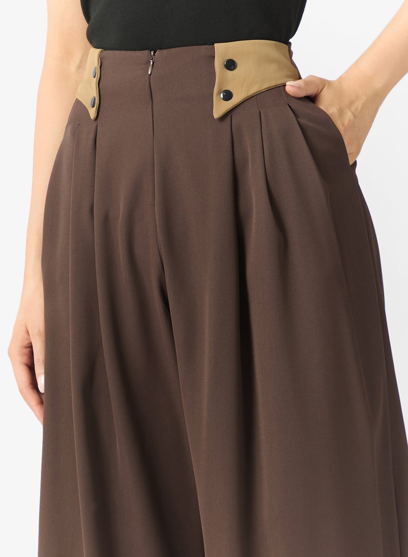 ELLA Trouser With Contrast Waist Band - Image 4