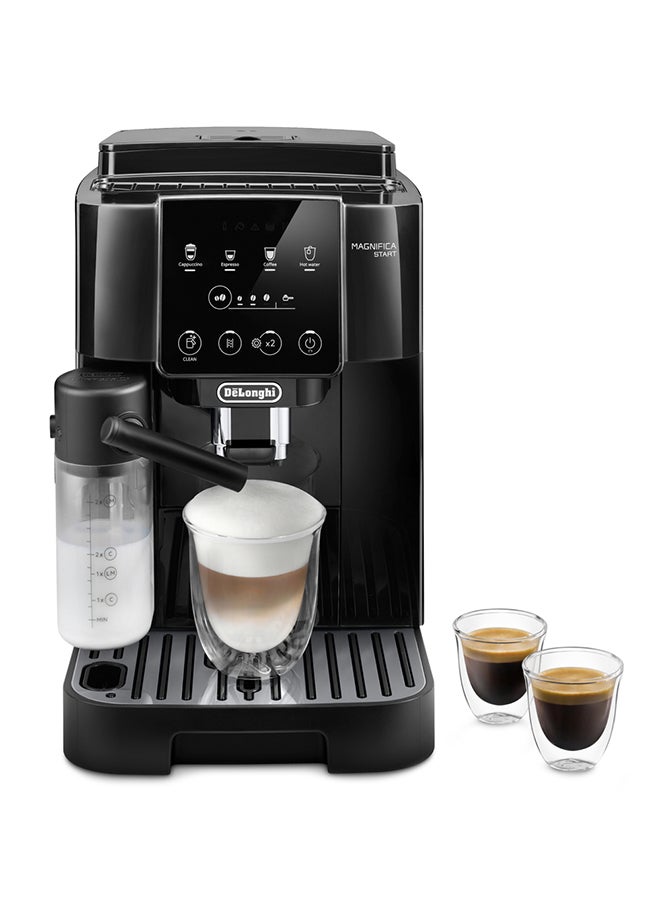 Coffee Machine Magnifica Start Fully Automatic Bean to Cup Coffee Machine, 6+ Functions, Ideal for Espresso, Americano, Cappuccino, Latte, Macchiato & Many More Coffee Recipes 1.8 L 1450 W ECAM220.60.B White