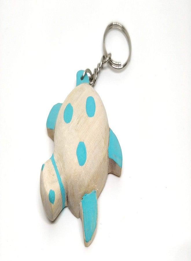 IVEI Wooden Turtle Keychain - Turtle Shaped Key Ring for Home, Vehicles & Office - Red, Blue, Yellow Color Key Chain - Hand Made Key Chains - Excellent Gift for Homes, Birthdays etc (Set of 3) - Image 3