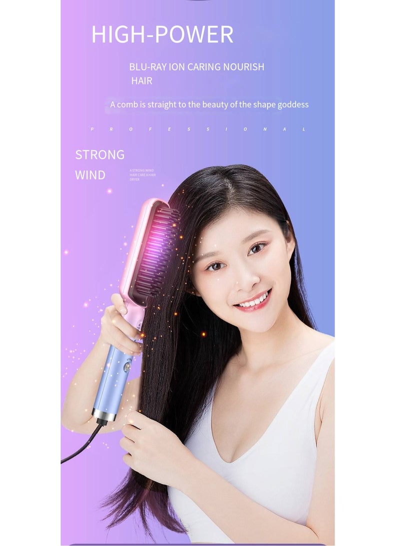 general Mini Ionic Straightening Comb – Travel-Friendly Straightener & Curler for Men/Women, Dual-Use Hair Styling Tool - Image 3