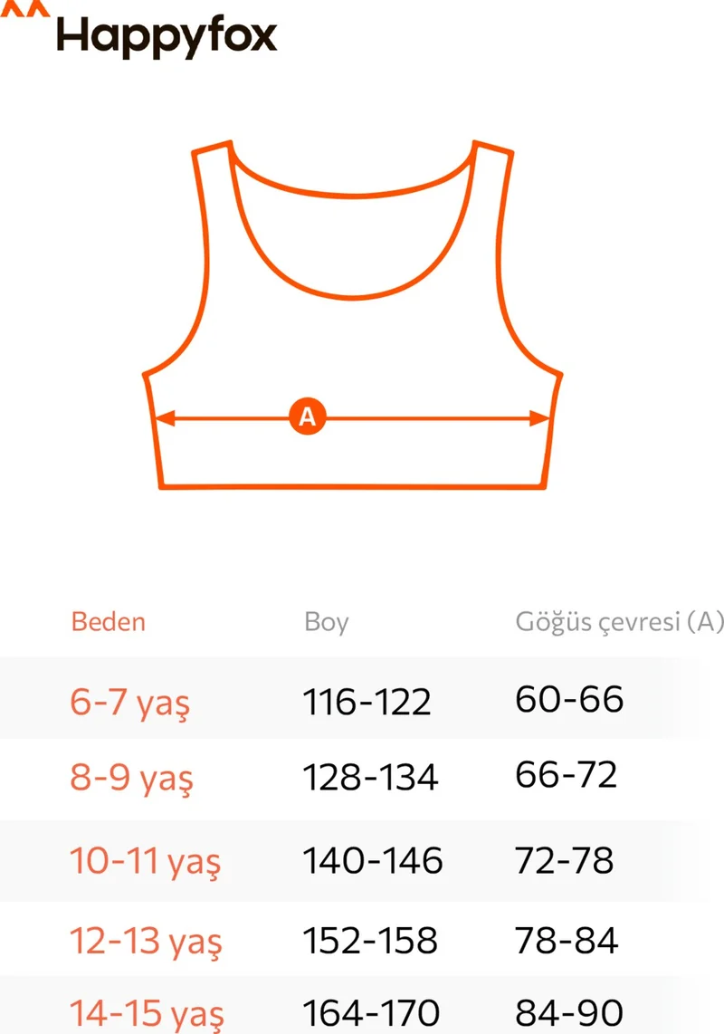 هابيفوكس Young Girl's Cotton Bra Set of 5, Lycra Undershirt, Wide Strap