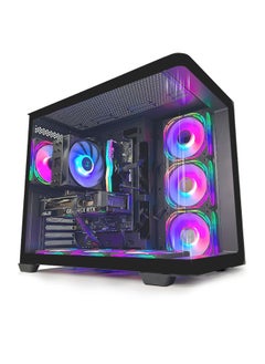 Curv Gaming PC - Intel Core i5-12400F | [ GPU OPT: RTX 3050 / RTX 3060 / INTEL ARC B580 ] | 16GB DDR4 RAM | 1TB M.2 NVMe SSD | RGB Air Cooler | H610 MOBO | 500W 80+ PSU | WiFi/BT/Win11 Pro | Game Sekret Desktop Computer