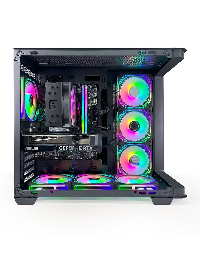 Game Sekret Curv Gaming PC - Intel Core i5-12400F | [ GPU OPT: RTX 3050 / RTX 3060 / INTEL ARC B580 ] | 16GB DDR4 RAM | 1TB M.2 NVMe SSD | RGB Air Cooler | H610 MOBO | 500W 80+ PSU | WiFi/BT/Win11 Pro | Game Sekret Desktop Computer  - Image 2