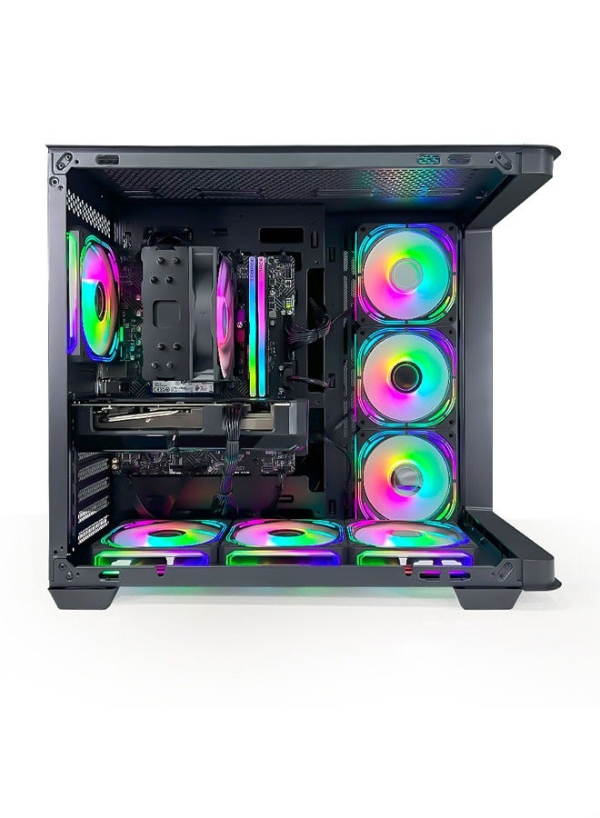 Game Sekret Curv Gaming PC - Intel Core i5-12400F | GPU Option: Intel ARC B580 12GB or GeForce RTX 3050 8GB / 3060 12GB | 16GB DDR4 RAM-1TB NVMe SSD | Air Cooler-H610 MB-500W - 650W 80+ PSU | WiFi-Bluetooth-Windows 11 Pro | Game Sekret Desktop Computer | 1 Year Warranty - Image 2